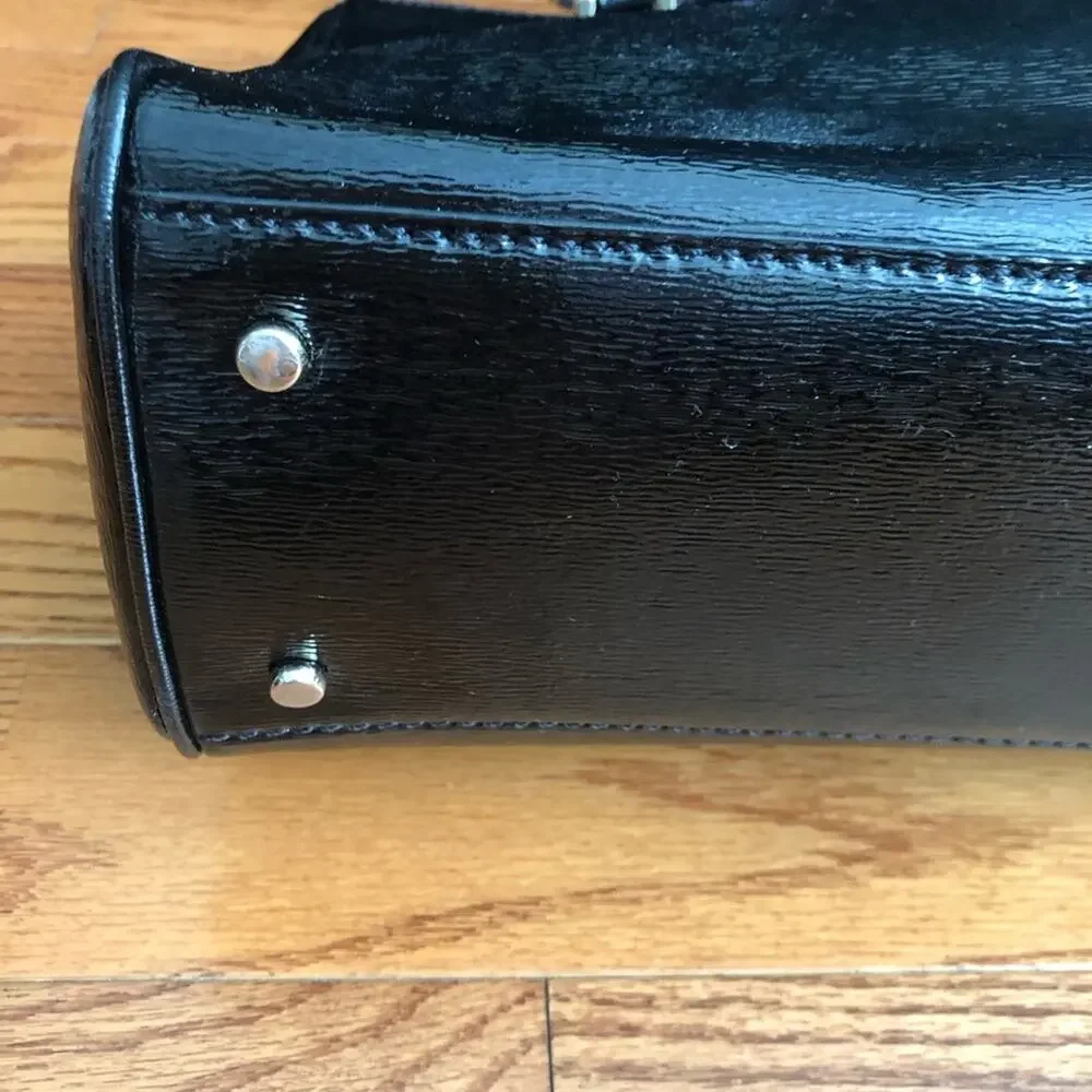 Kate Spade RARE Cedar Street Reena Shoulder Patent Leather Black handbag